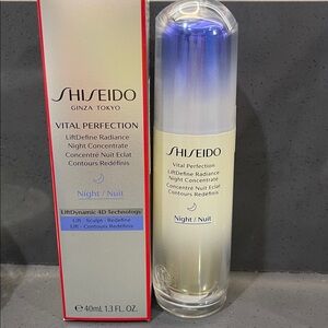 Shiseido Vital Perfection Night Concentrate - White and Red Packaging